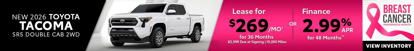 New 2026 Toyota Tacoma SR5 Double Cab 2WD