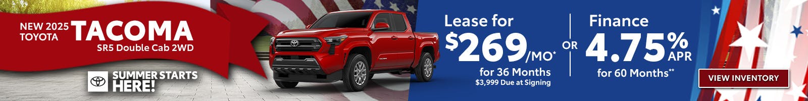 New 2025 Toyota Tacoma SR5 Double Cab 2WD