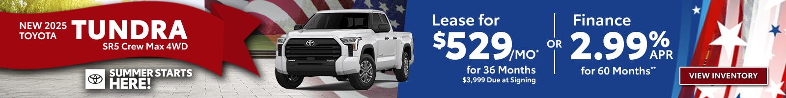 New 2025 Toyota Tundra SR5 Crew Max 4WD