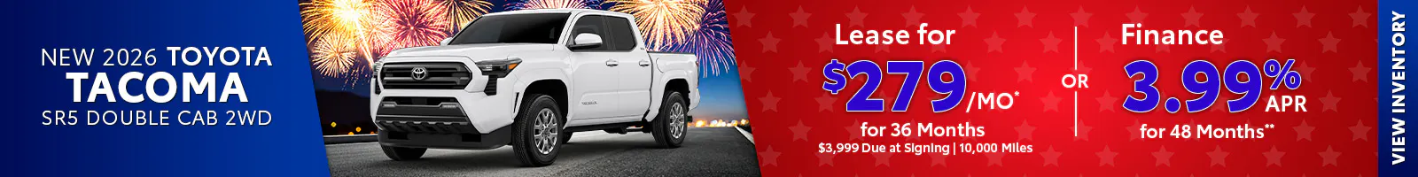 New 2026 Toyota Tacoma SR5 Double Cab 2WD