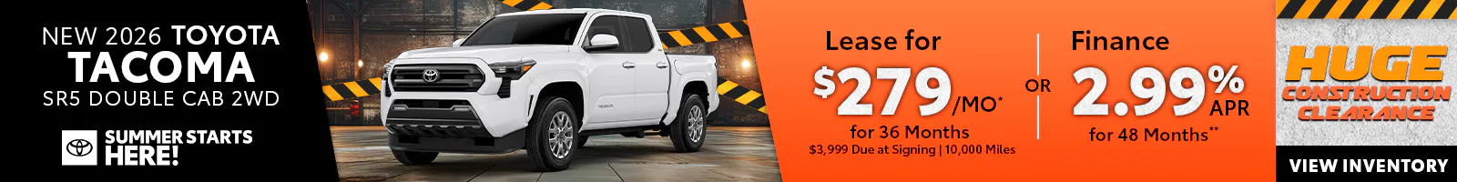 New 2026 Toyota Tacoma SR5 Double Cab 2WD