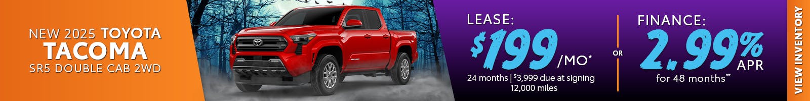 New 2025 Toyota Tacoma SR5 Double Cab 2WD