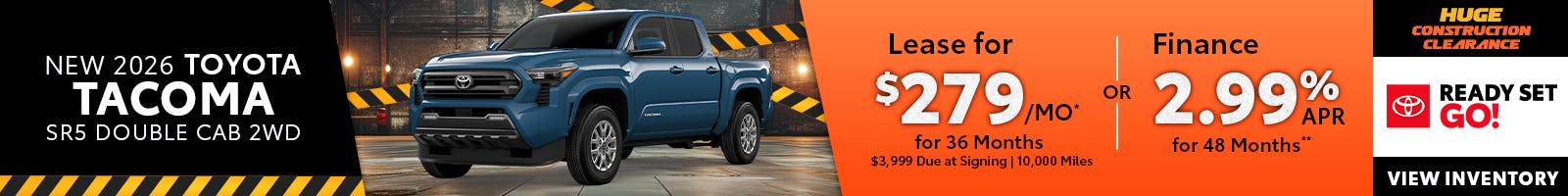 New 2026 Toyota Tacoma SR5 Double Cab 2WD