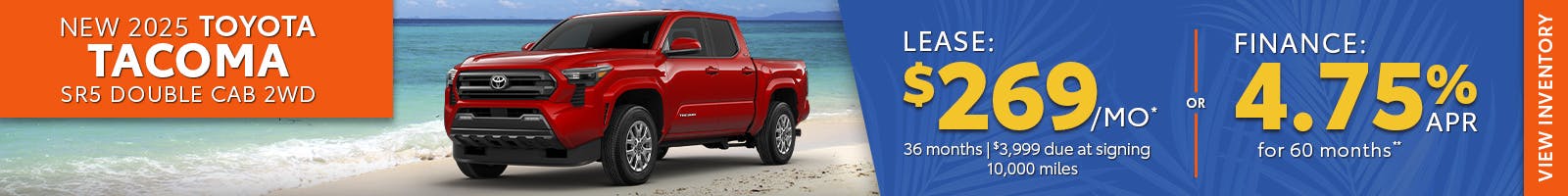 New 2025 Toyota Tacoma SR5 Double Cab 2WD