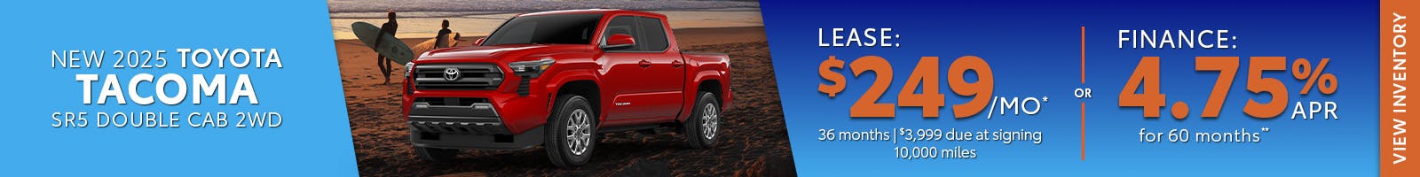 New 2025 Toyota Tacoma SR5 Double Cab 2WD