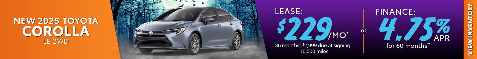 New 2025 Toyota Corolla LE 2WD