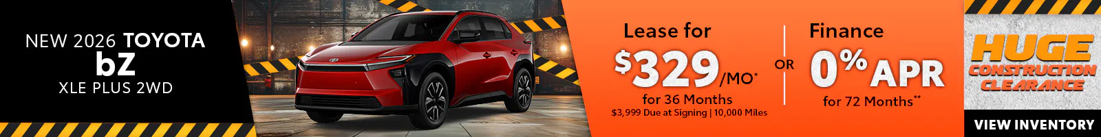New 2026 Toyota bZ XLE Plus 2WD