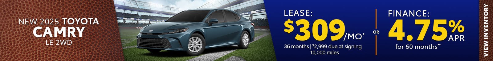 New 2025 Toyota Camry LE 2WD