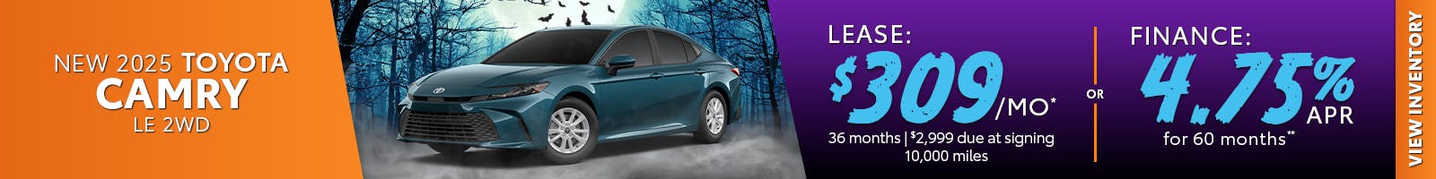 New 2025 Toyota Camry LE 2WD
