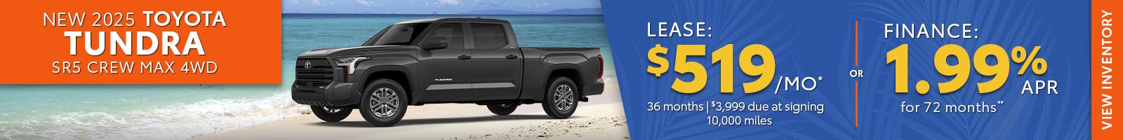 New 2025 Toyota Tundra SR5 Crew Max 4WD