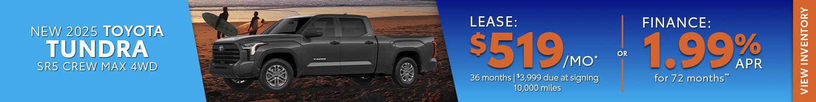 New 2025 Toyota Tundra SR5 Crew Max 4WD