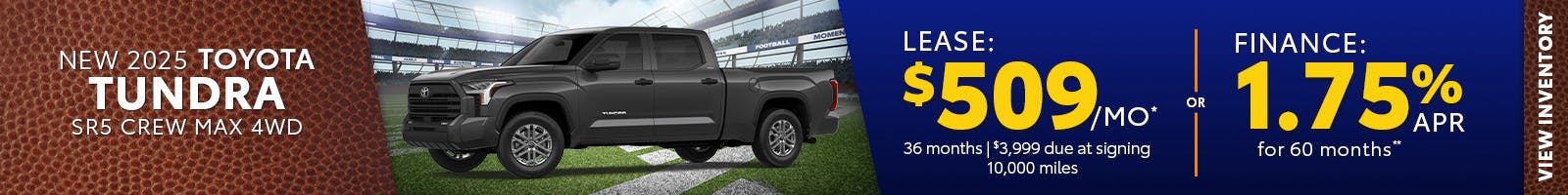 New 2025 Toyota Tundra SR5 Crew Max 4WD