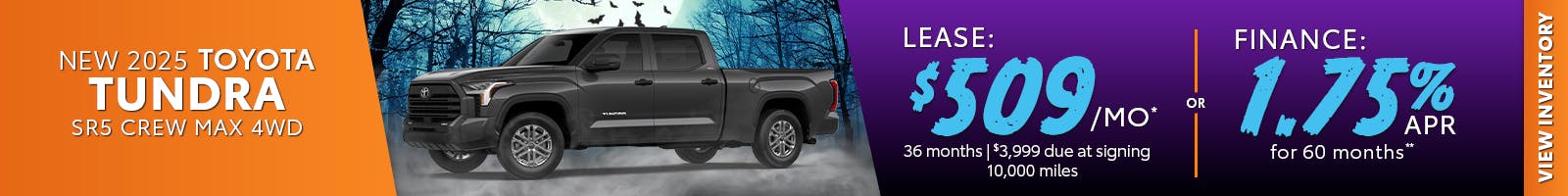 New 2025 Toyota Tundra SR5 Crew Max 4WD