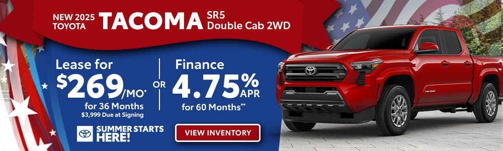 New 2025 Toyota Tacoma SR5 Double Cab 2WD | Toyota of Orange