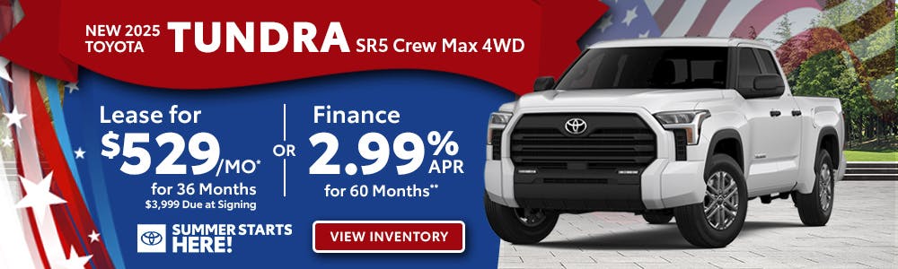 New 2025 Toyota Tundra SR5 Crew Max 4WD | Toyota of Orange