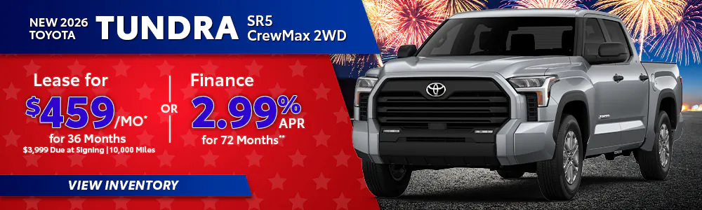 New 2026 Toyota Tundra SR5 CrewMax 2WD | Toyota of Orange