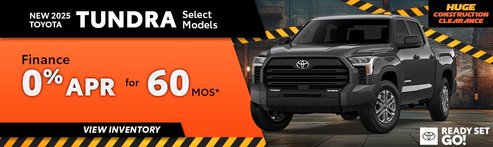 New 2025 Toyota Tundra Select Models | Toyota of Orange