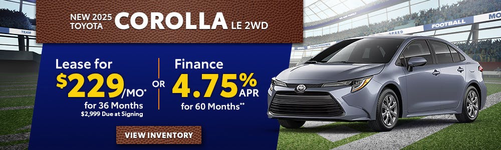 New 2025 Toyota Corolla LE 2WD | Toyota of Orange
