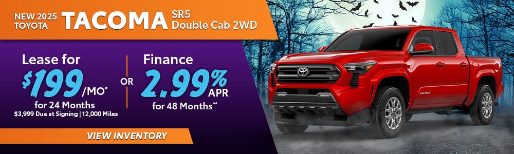 New 2025 Toyota Tacoma SR5 Double Cab 2WD | Toyota of Orange
