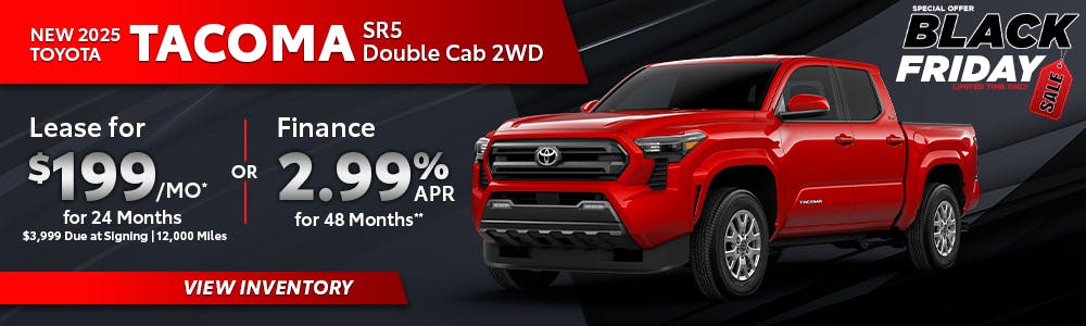 New 2025 Toyota Tacoma SR5 Double Cab 2WD | Toyota of Orange