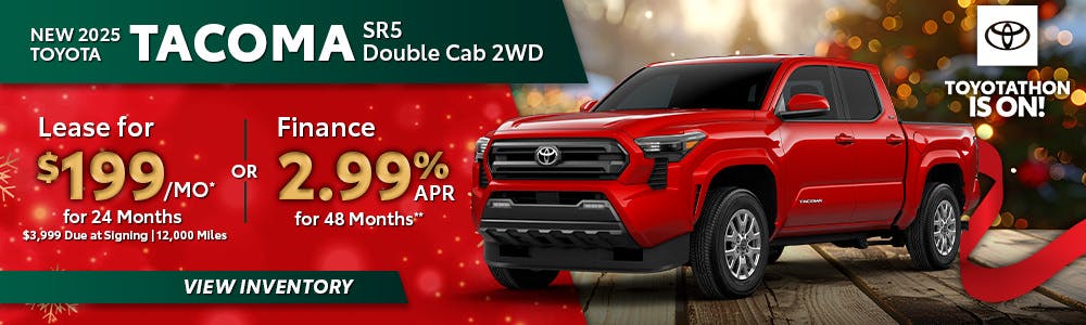 New 2025 Toyota Tacoma SR5 Double Cab 2WD | Toyota of Orange