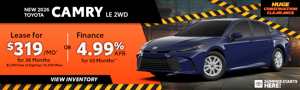 New 2026 Toyota Camry LE 2WD | Toyota of Orange