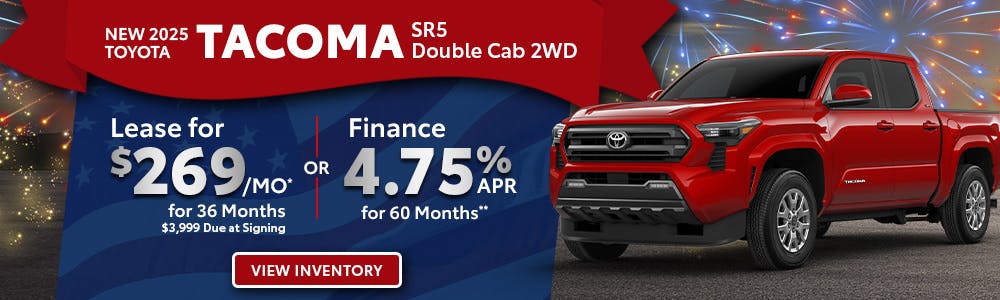 New 2025 Toyota Tacoma Lease For $269 Month | Toyota of Orange
