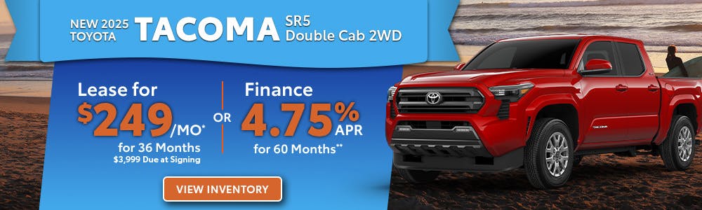 New 2025 Toyota Tacoma SR5 Double Cab 2WD | Toyota of Orange