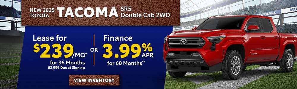 New 2025 Toyota Tacoma SR5 Double Cab 2WD | Toyota of Orange