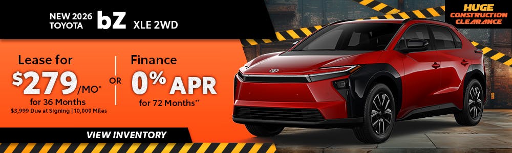 New 2026 Toyota bZ XLE 2WD | Toyota of Orange