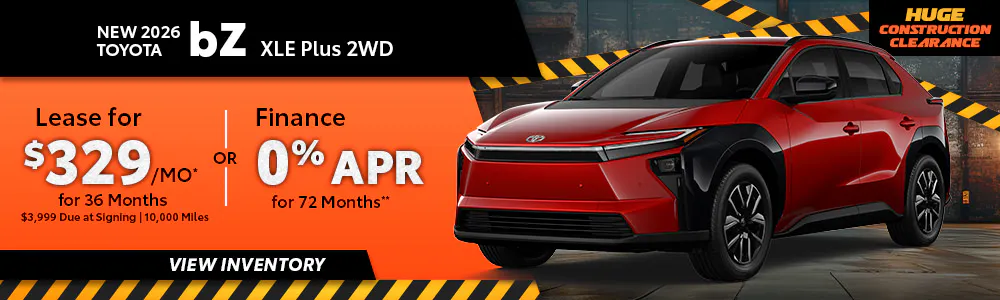 New 2026 Toyota bZ XLE Plus 2WD | Toyota of Orange