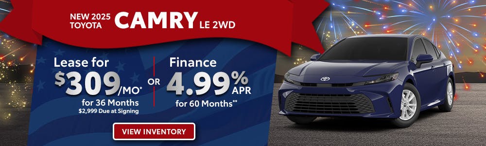 New 2025 Toyota Camry Lease For $309 Month | Toyota of Orange