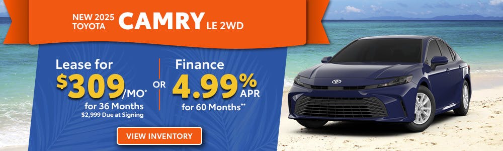 New 2025 Toyota Camry LE 2WD | Toyota of Orange