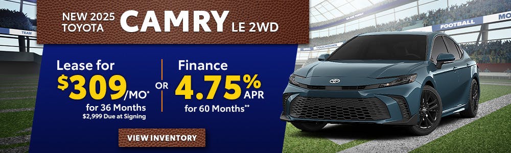 New 2025 Toyota Camry LE 2WD | Toyota of Orange