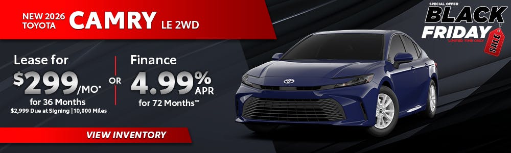 New 2026 Toyota Camry LE 2WD | Toyota of Orange
