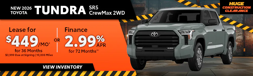 New 2026 Toyota Tundra SR5 CrewMax 2WD | Toyota of Orange