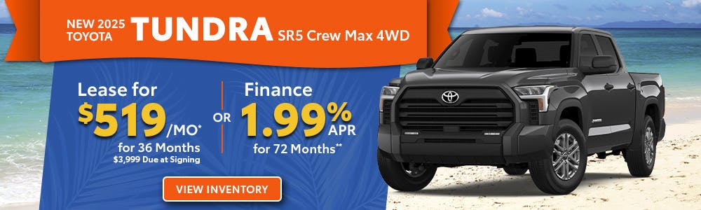 New 2025 Toyota Tundra SR5 Crew Max 4WD | Toyota of Orange