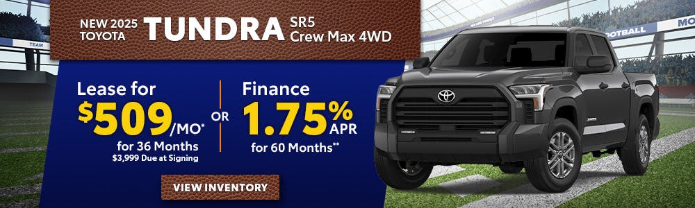 New 2025 Toyota Tundra SR5 Crew Max 4WD | Toyota of Orange