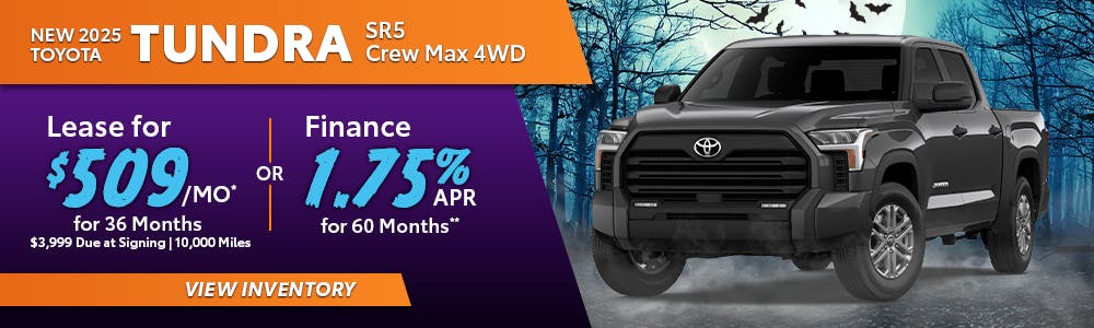 New 2025 Toyota Tundra SR5 Crew Max 4WD | Toyota of Orange