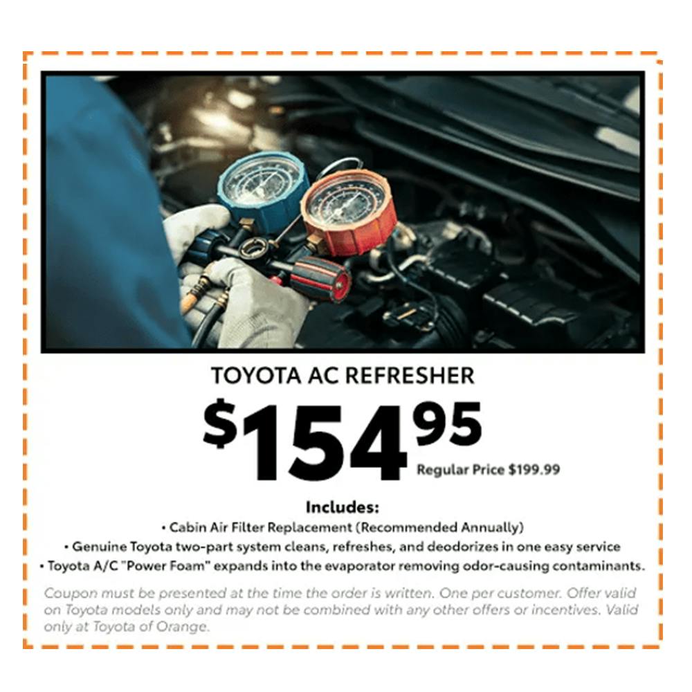 Genuine Toyota A/C Refresher | Toyota of Orange