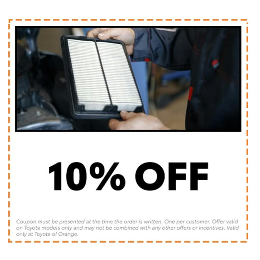 Cabin Air Filters | Toyota of Orange