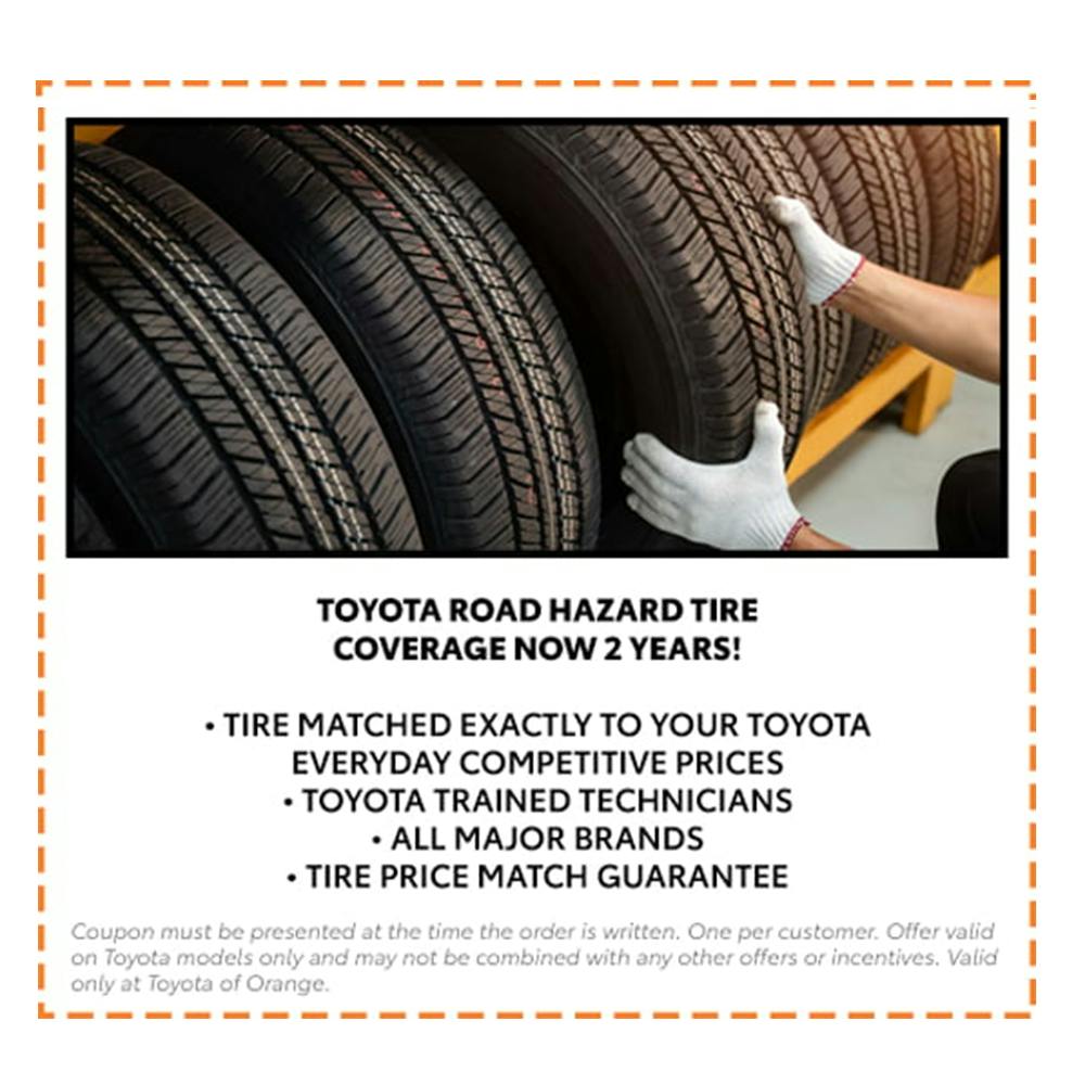 We Take Care of All Your Tire Needs | Toyota of Orange