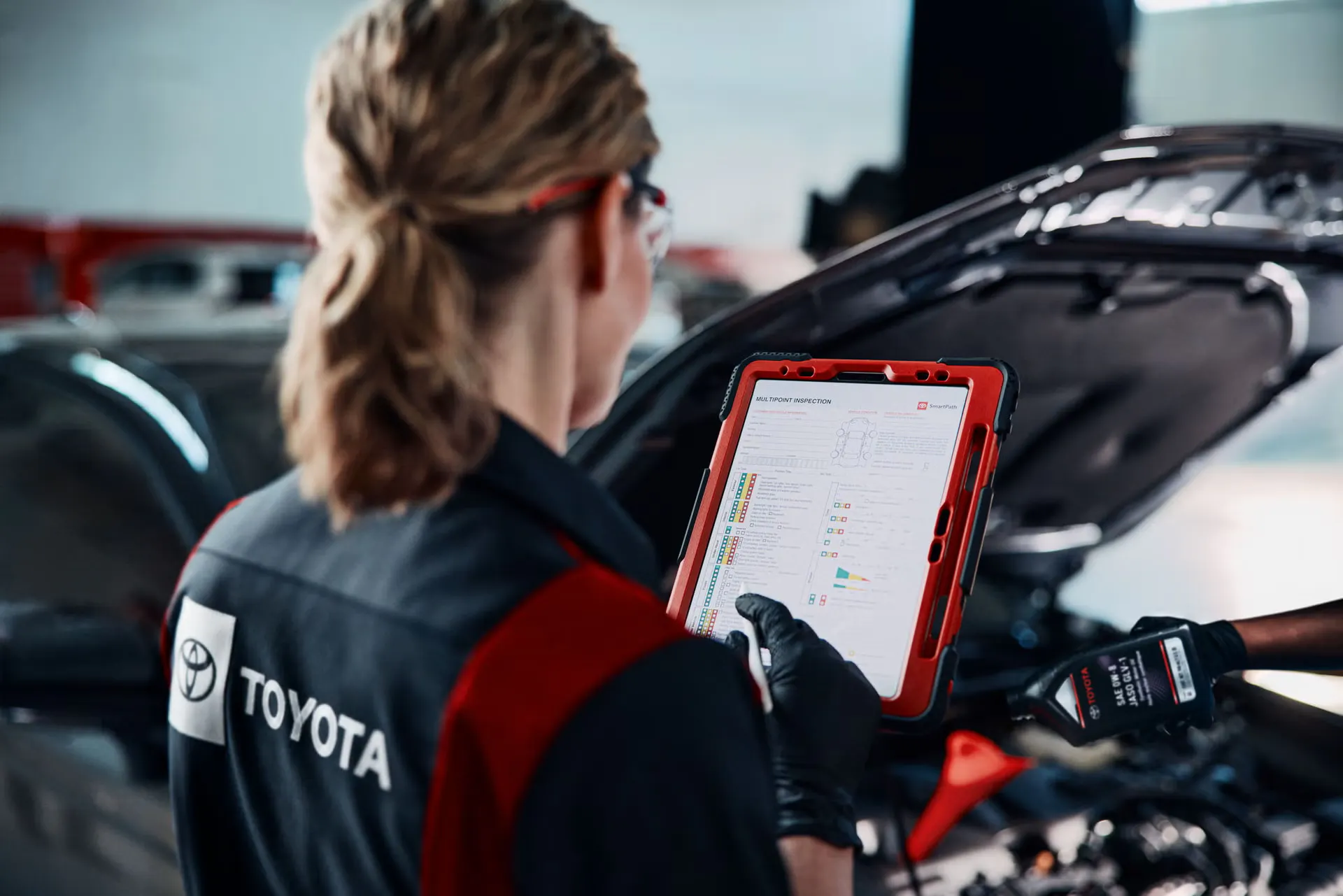 Toyota vehicle multi-point inspection