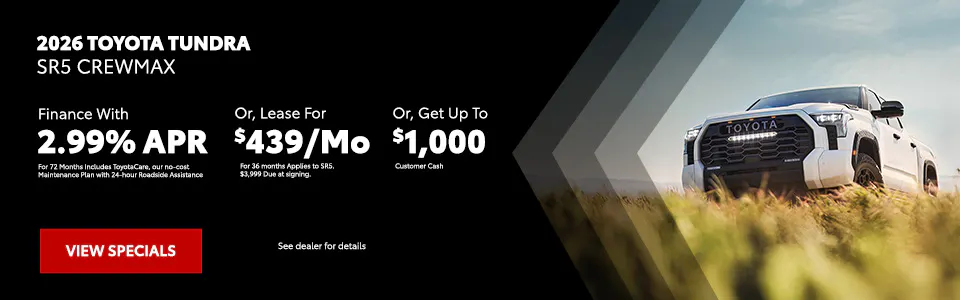 Toyota Tundra 2.99% APR | Toyota of Vineland