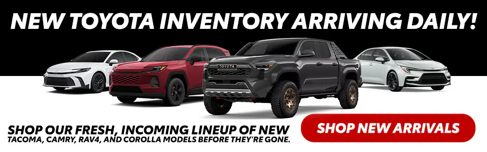 New inventory arriving daily | Toyota of Vineland