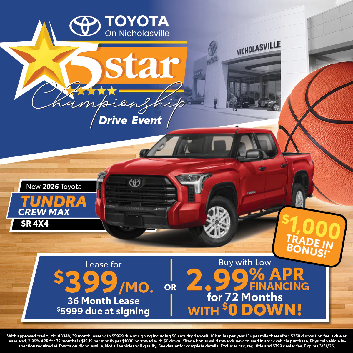 New 2026 Toyota TUNDRA CREW MAX SR 4X4 | Toyota on Nicholasville