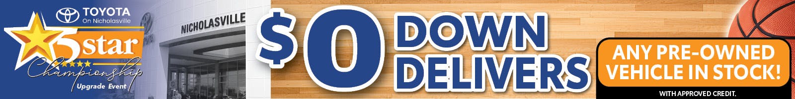 $0 down delivers | Toyota on Nicholasville