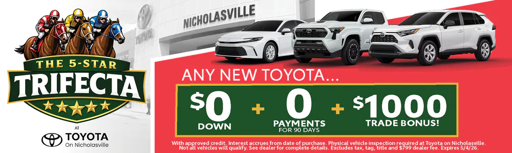 1000 bonus | Toyota on Nicholasville