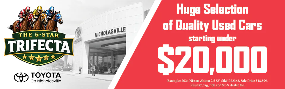 Starting Under 20K | Toyota on Nicholasville