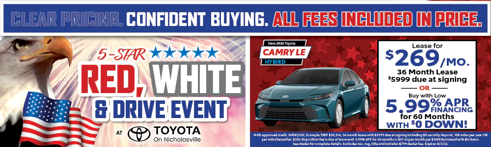 2026 Camry LE Hybrid | Toyota on Nicholasville